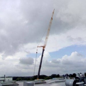 Grue pour intervention à grande hauteur 76